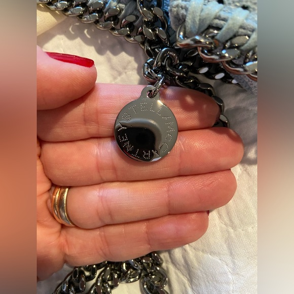 ✨Host Pick ✨CTELLA MCCARTNEY Shaggy Deer Falabella Crossbody Bag Duck Blue - Picture 8 of 16